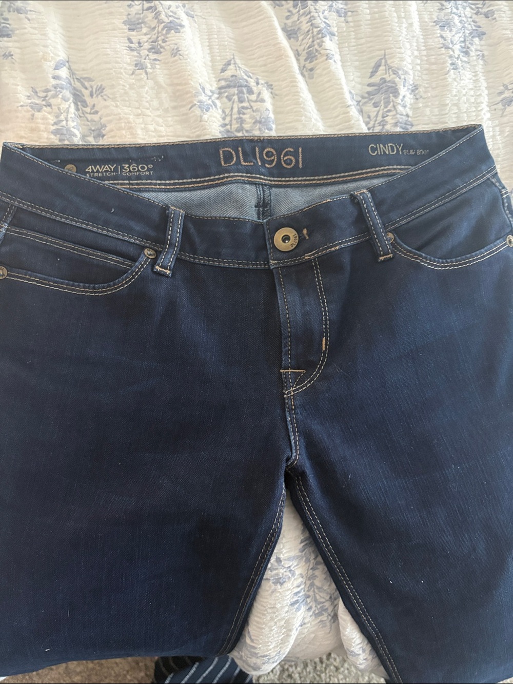 DL1961 Cindy Skinny Jeans in Dark Indigo